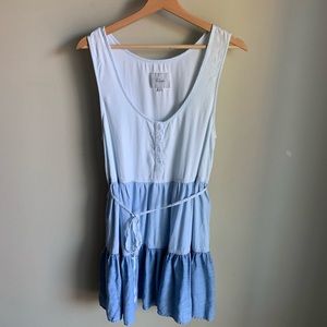 Chambray Peasant dress by Rails
